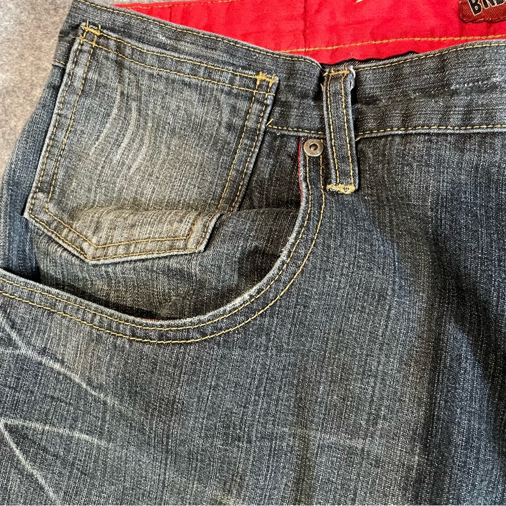 Brooklyn Xpress Jeans Men’s Size W40 x L34 Medium Wash Baggy Fit 100% Cotton - Picture 3 of 13
